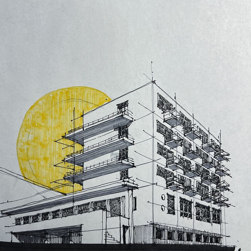 I love this dorm building.