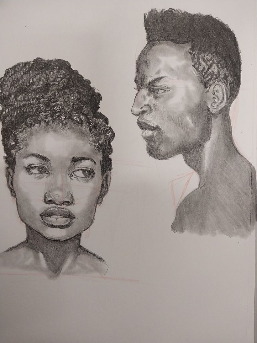 My project for course: Portrait Sketchbooking: Explore the Human Face 1