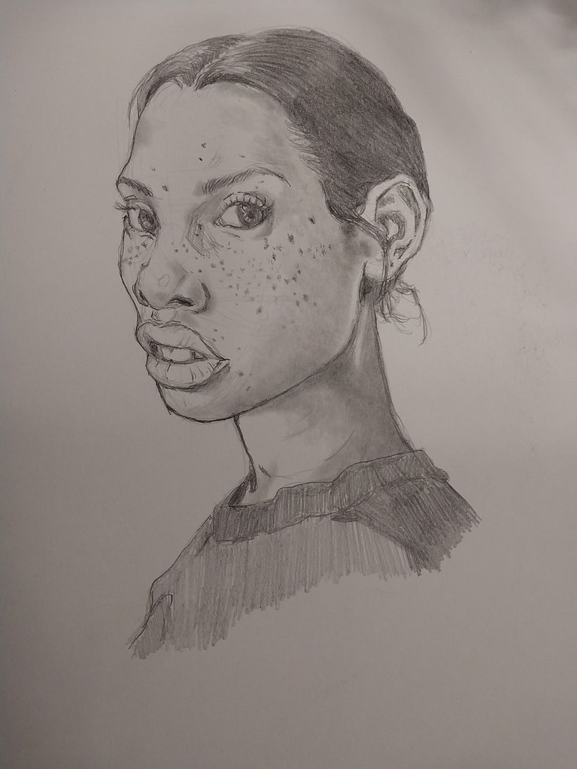 My project for course: Portrait Sketchbooking: Explore the Human Face 2