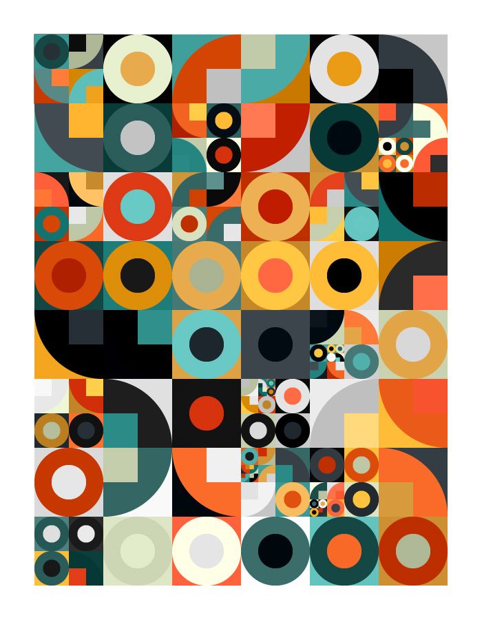 Two elements in the recursive grid