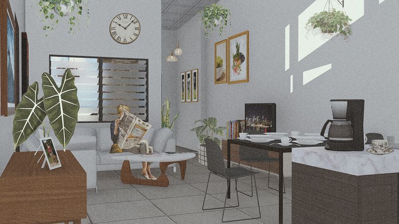 Mi proyecto del curso: Representación gráfica de proyectos arquitectónicos 3