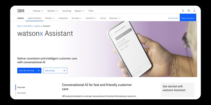 WatsonX Assistant AI