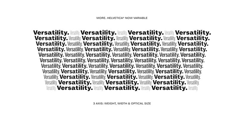 Helvetica Now Variable