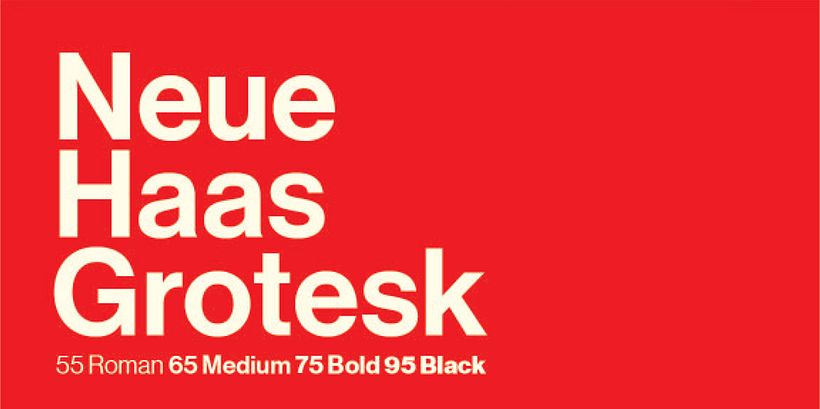 Neue Haas Grotesk
