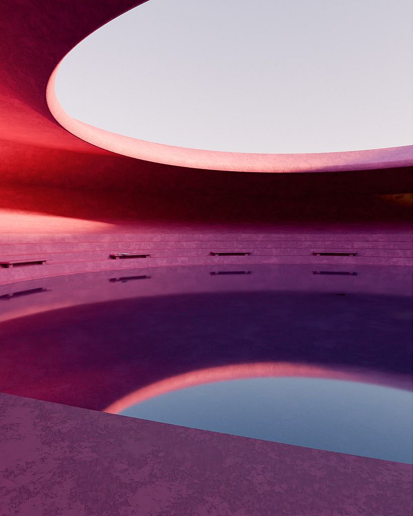 Série Atrium - Exploration archiviz - Blender / Photoshop 3
