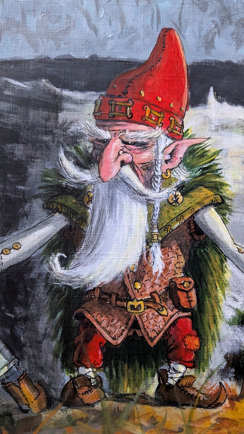 My project for course: Fantasy Acrylic Painting. Telling a story 5