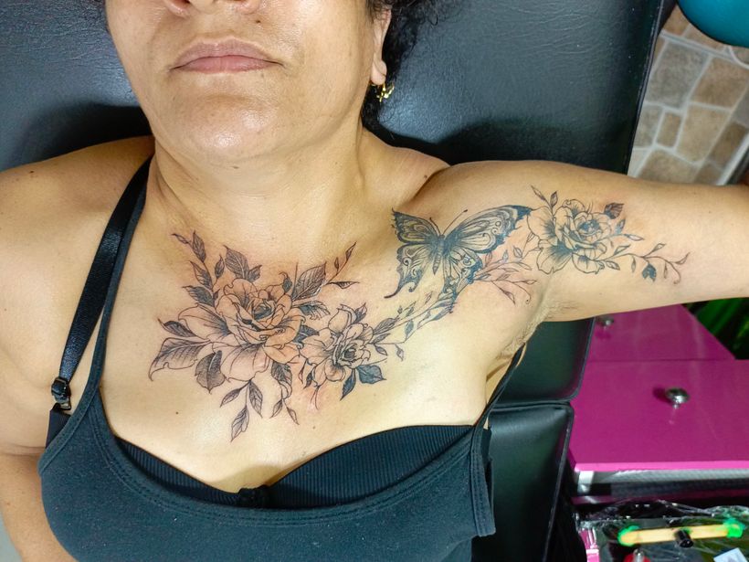 Mi proyecto del curso: Técnicas de tatuaje blackwork con línea fina 1