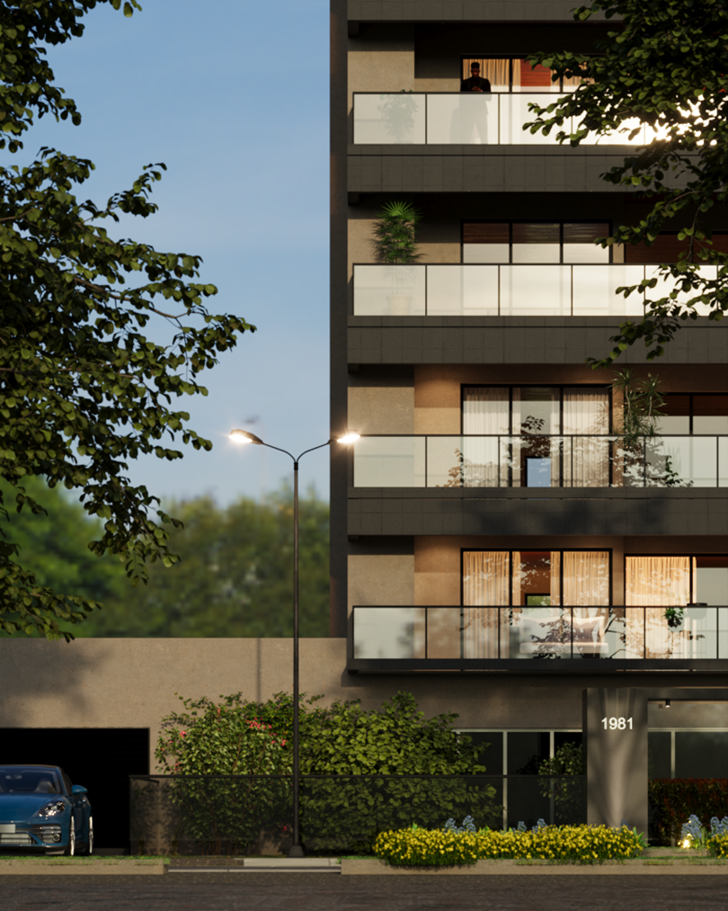 Building facade modeling 3
