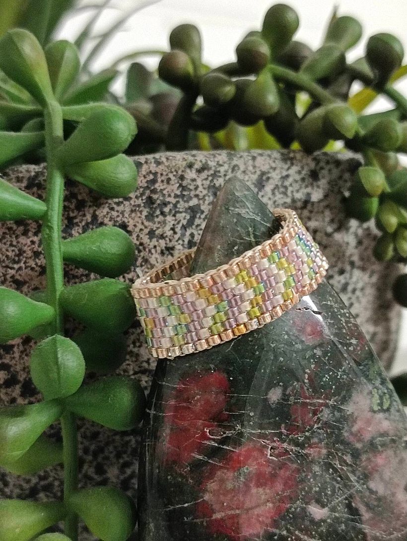 My project for course: Beaded Jewelry Design: Weave Elegant Patterns 1