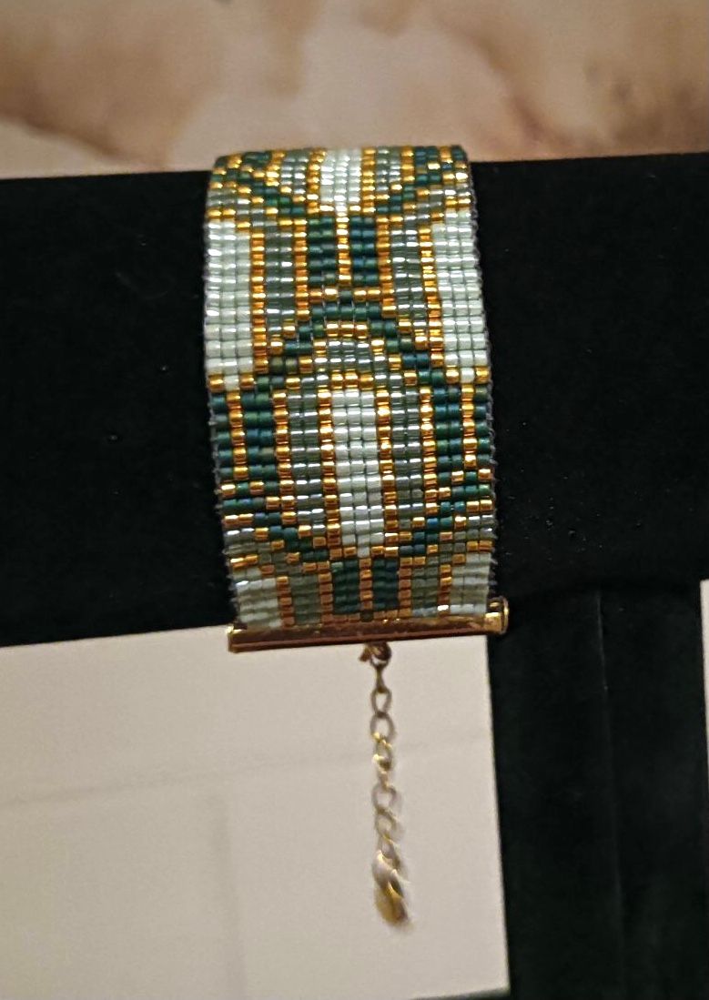My project for course: Beaded Jewelry Design: Weave Elegant Patterns 2
