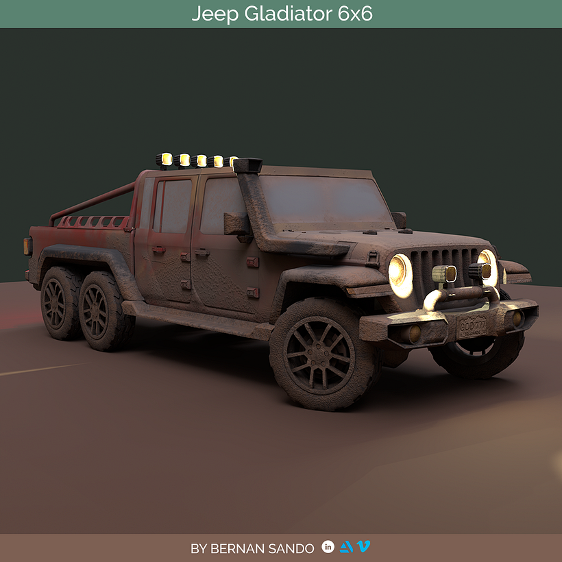 Mi proyecto del curso: Introducción al modelado de vehículos en 3D 13