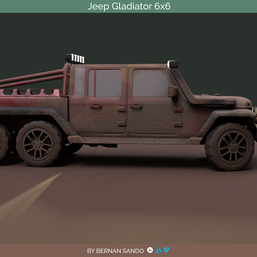 Mi proyecto del curso: Introducción al modelado de vehículos en 3D 14