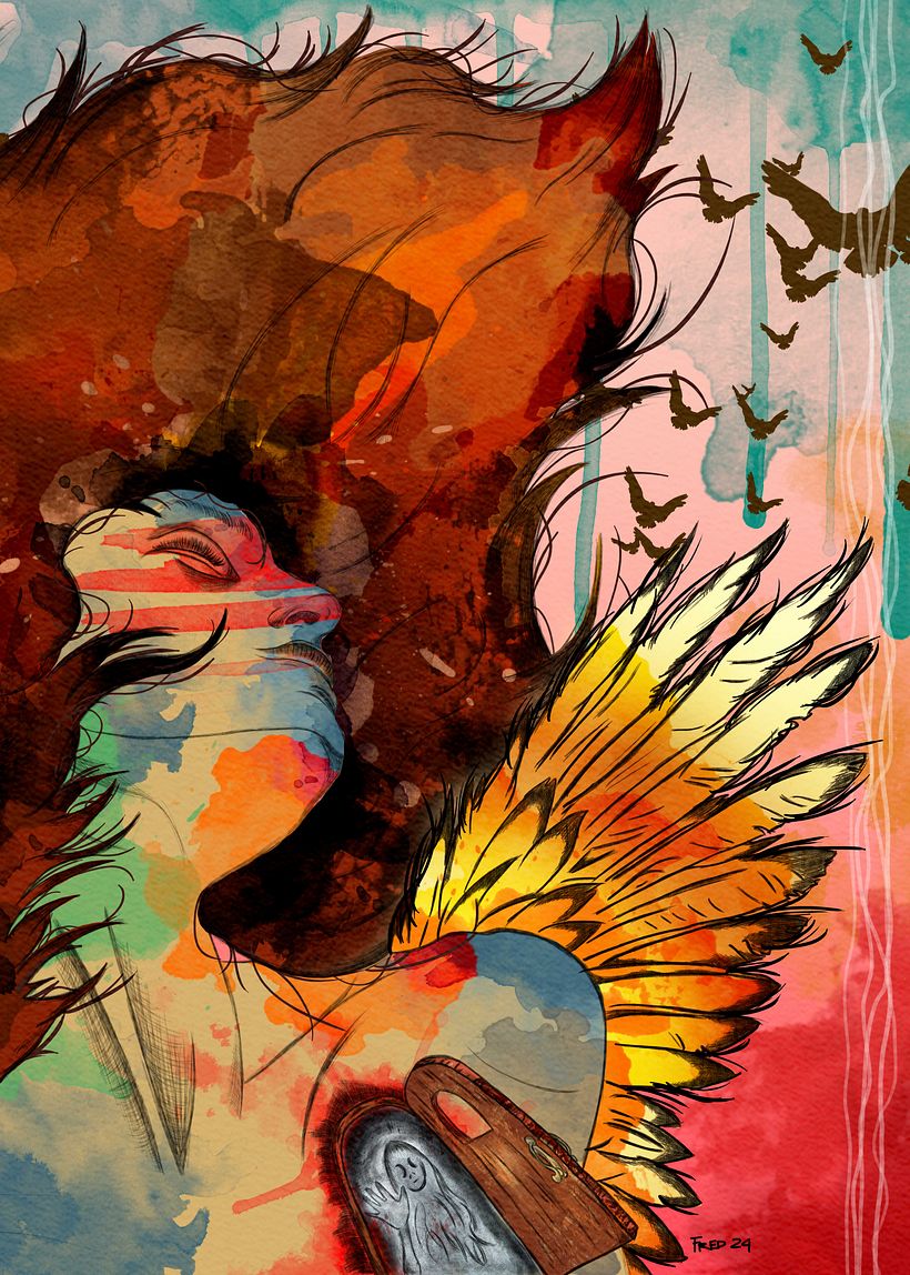 Open - Ilustración digital