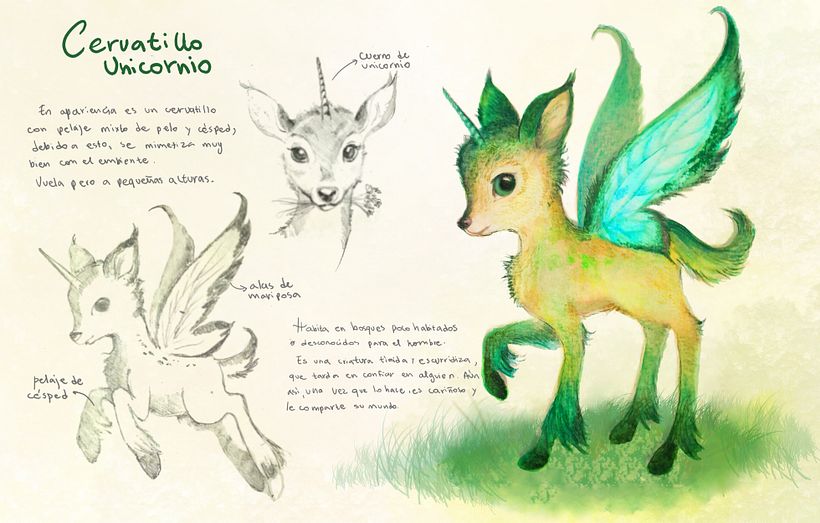 Mi proyecto del curso: Cervatillo-unicornio 1