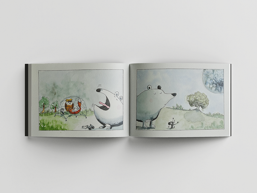 Miko looked at him bravely. “Borys, knowledge belongs to everyone. It grows when it’s shared.” Her words touched the bear’s h