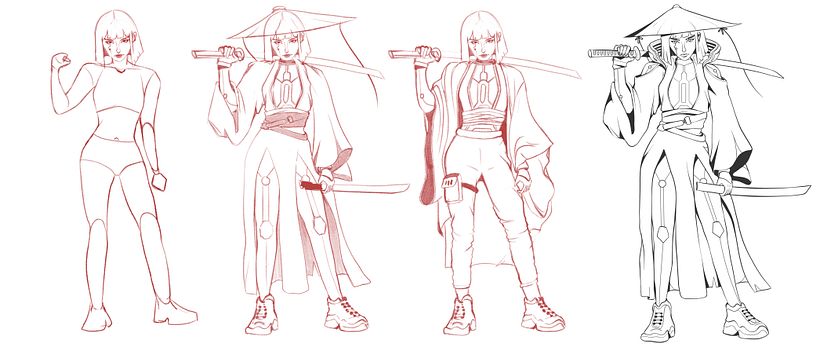 My project for course: Dynamic Character Illustration 1