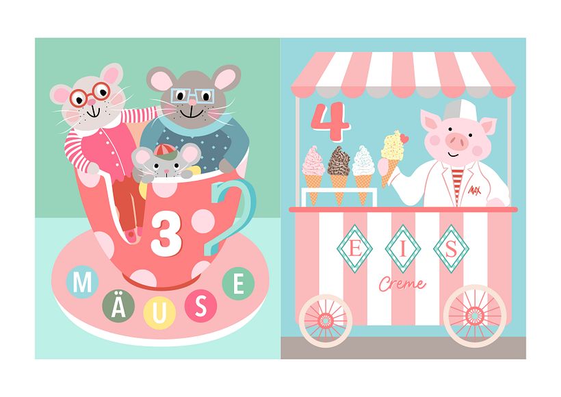 Mein Abschlussprojekt für den Kurs: Vintage-Illustration für bezaubernde Kinderbücher 7