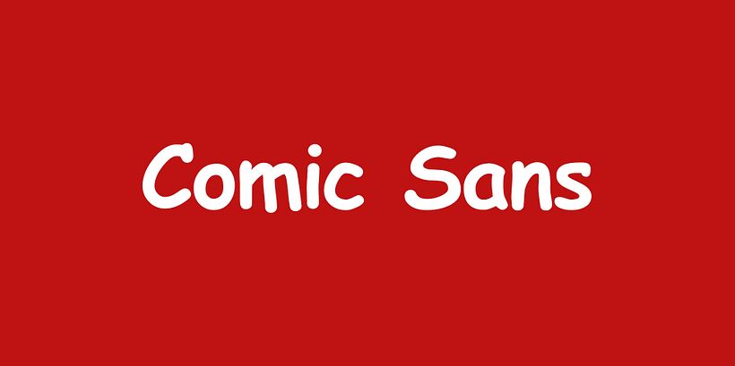 Comic Sans Font