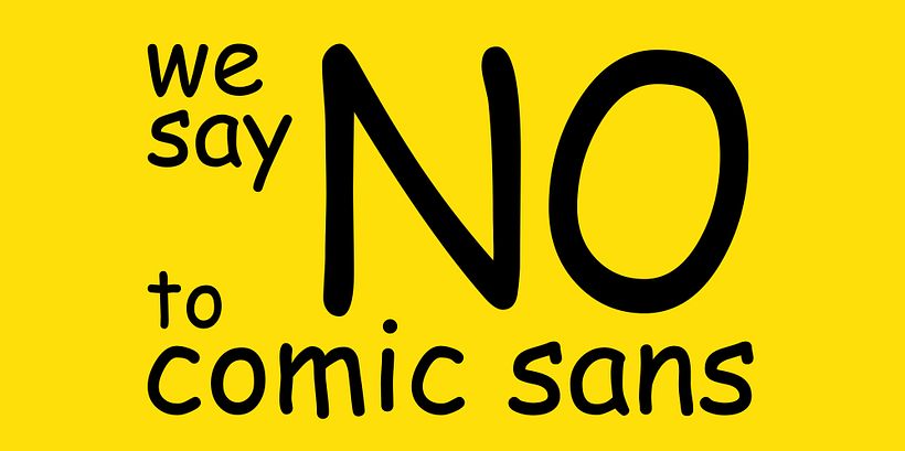 The debate around comic sans
