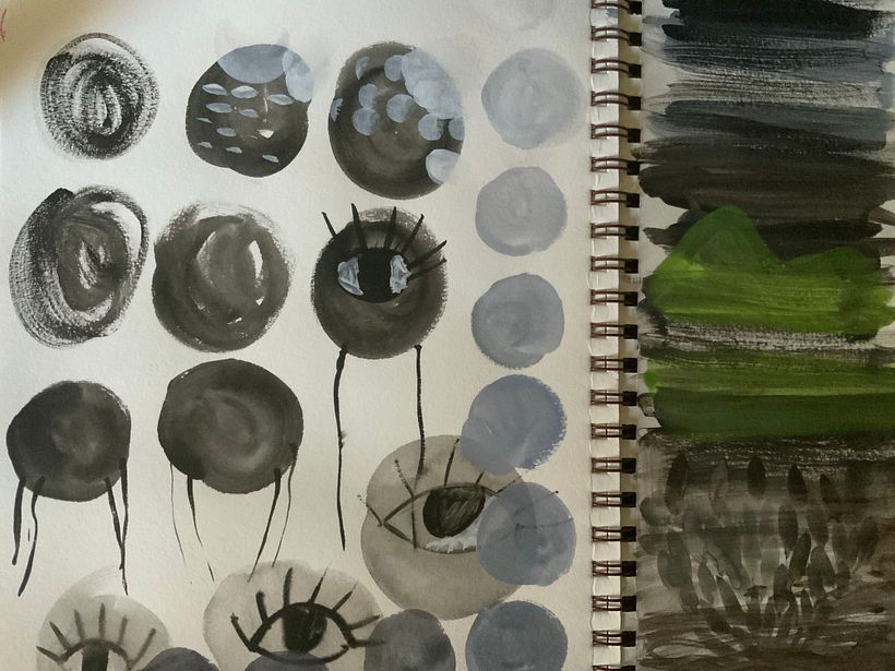 My project for course: Pictorial Sketchbook with Gouache 2