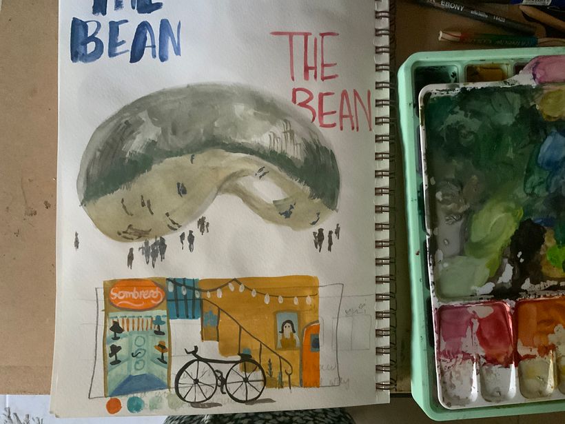 My project for course: Pictorial Sketchbook with Gouache 4