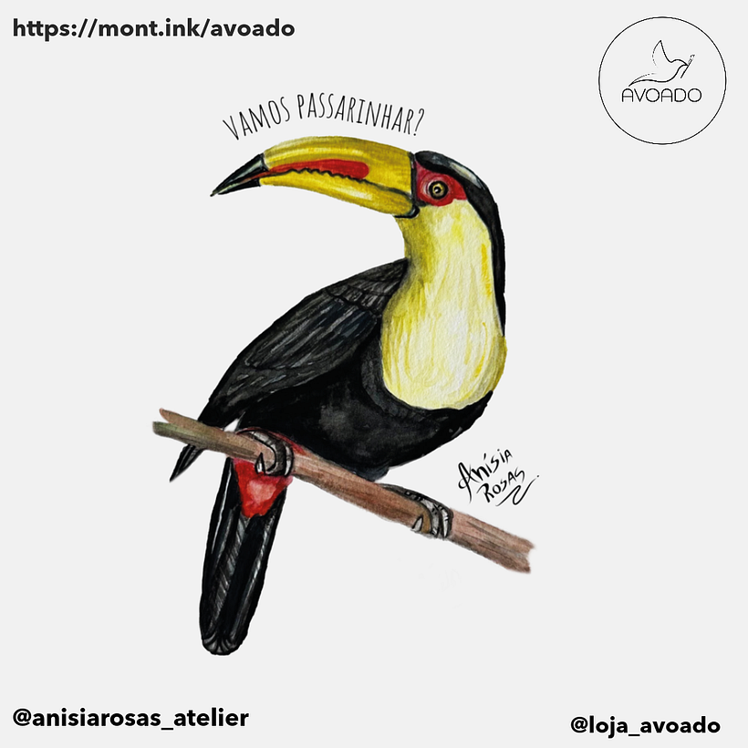 Estampas de Aquarelas naturalistas 9