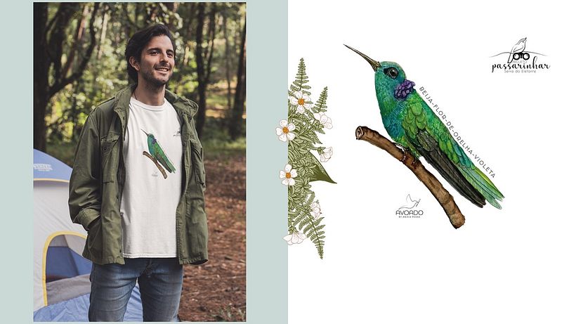 Estampas de Aquarelas naturalistas 10