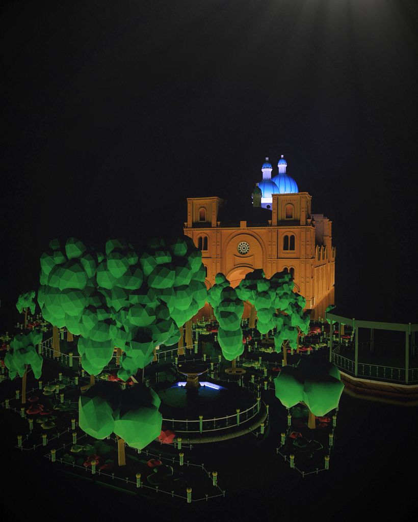Mi proyecto del curso: Creación de mundos 3D en miniatura con Procreate y Cinema 4D 3