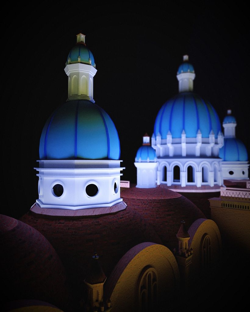 Mi proyecto del curso: Creación de mundos 3D en miniatura con Procreate y Cinema 4D 9