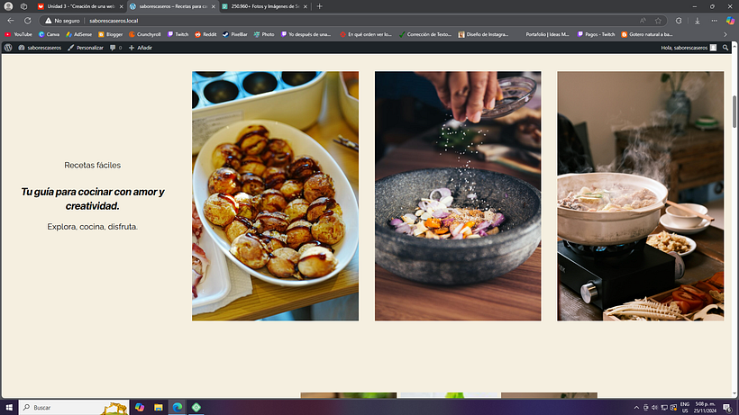 Mi proyecto del curso: Creación de una web profesional con WordPress 2