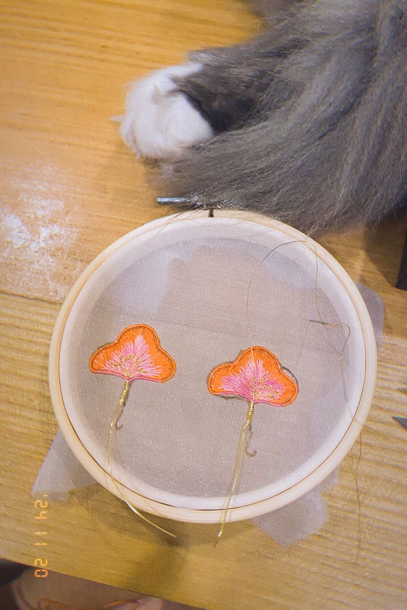 My project for course: Stumpwork Embroidery: Create 3D Ornaments  4