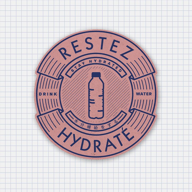 Sticker "Stay Hydrated"
