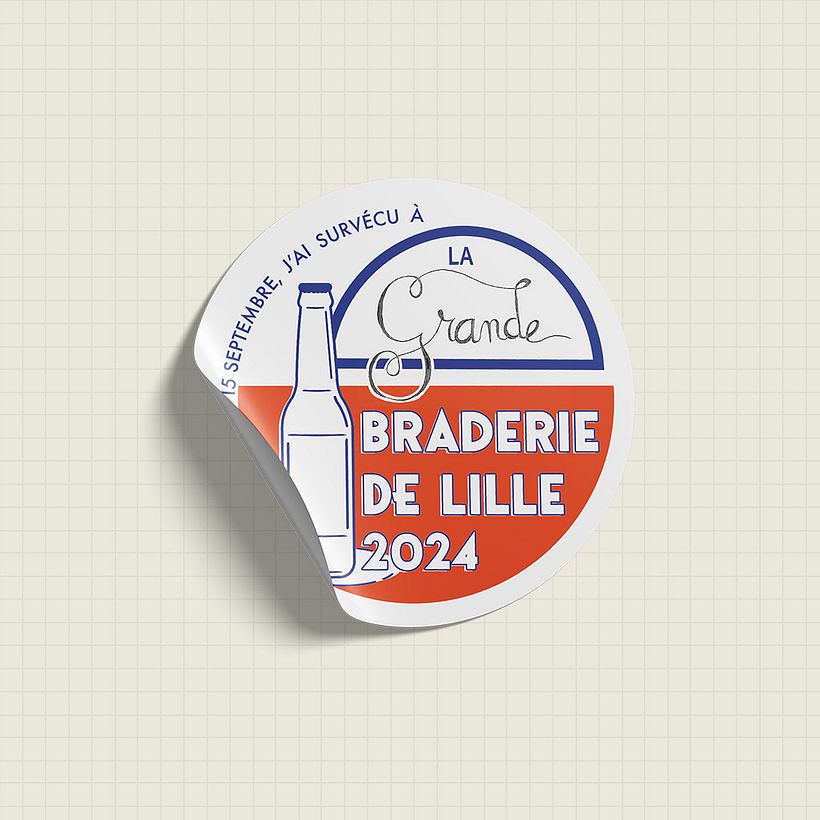Sticker Braderie de Lille 2024