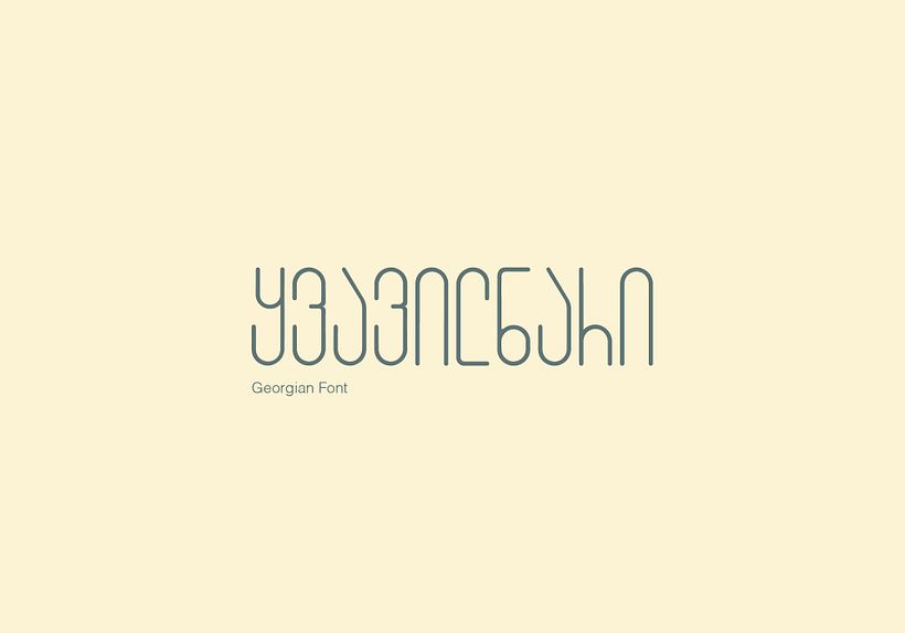 Georgian font Kvavilnari  1