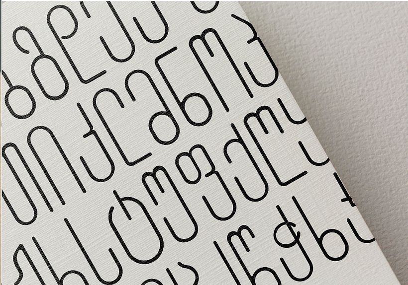 Georgian font Kvavilnari  7