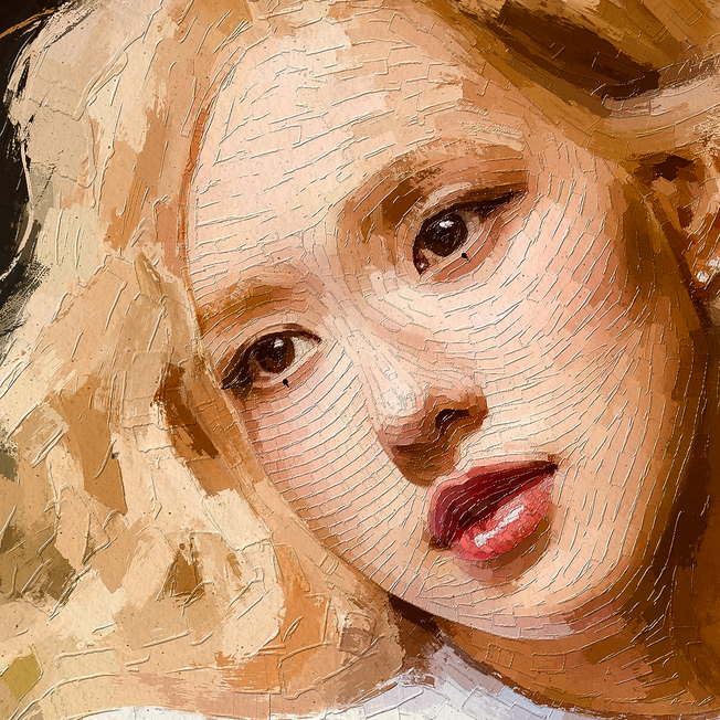 ROSÉ [BLACKPINK] @roses_are_rosie by Rod Lovell - Portrait Painting | Illustrated Portraits with Procreate - Oil Painting Style 2