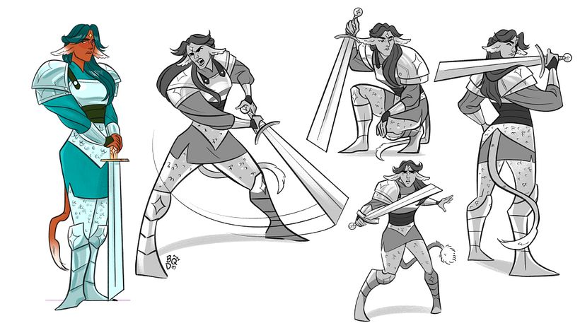 Pose study