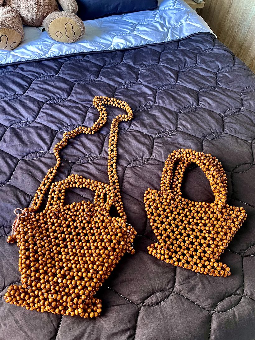 Mi proyecto del curso: Diseño y elaboración de bolsos con cuentas 7