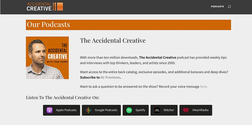 The Accidental Creative Podcast