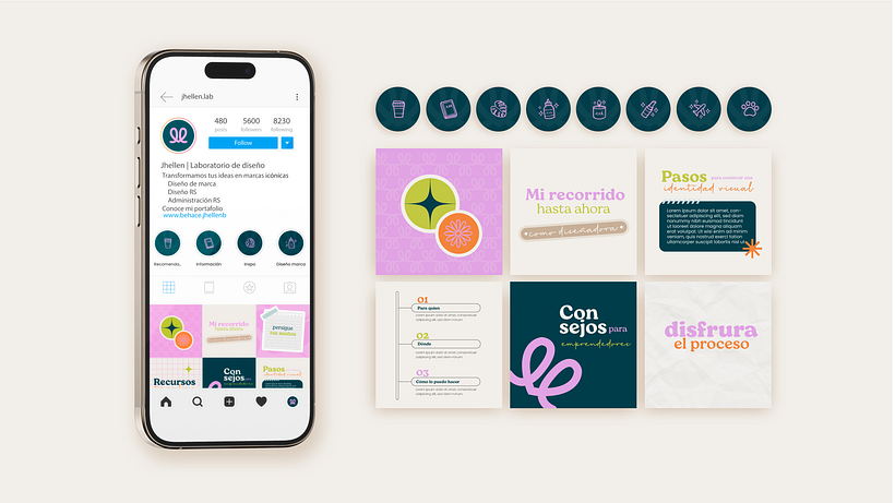 Identidad Visual Jhellen Lab 12