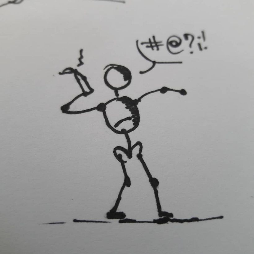 Este vándalo terminó siendo la portada de mi último libro