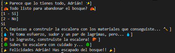 🌳 Escape del Bosque 🌳 1