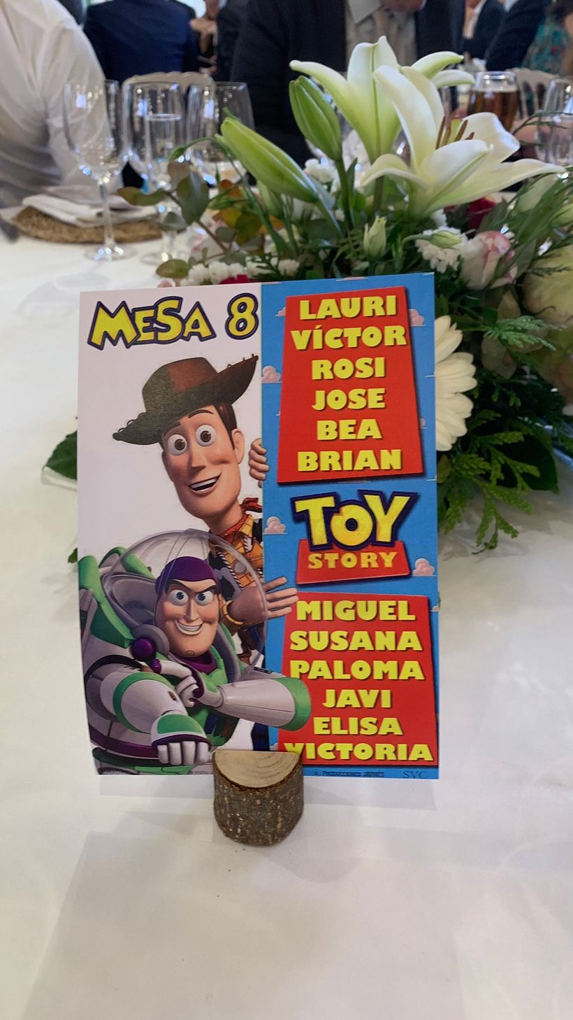 Mesero "Toy Story"