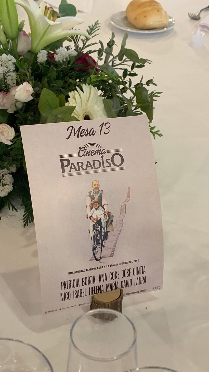 Mesero "Cinema Paradiso"