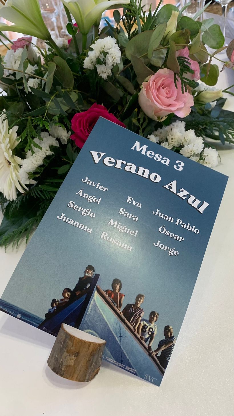 Mesero "Verano Azul"