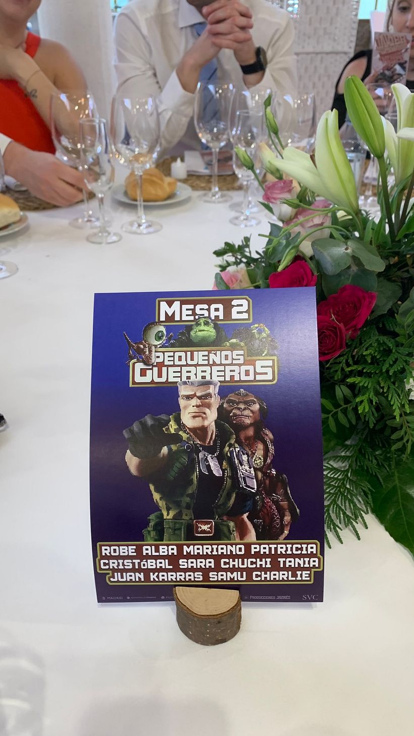 Mesero "Pequeños Guerreros"