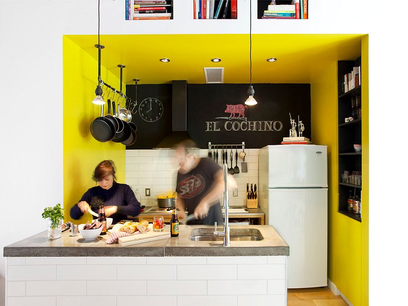 efficient kitchen for two