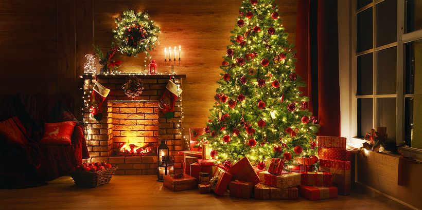 Casa en Navidad