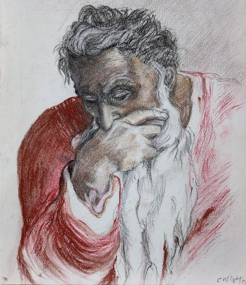 JEREMIAH THE PROPHET, FRESCO, SISTINE CHAPEL, MICHELANGELO