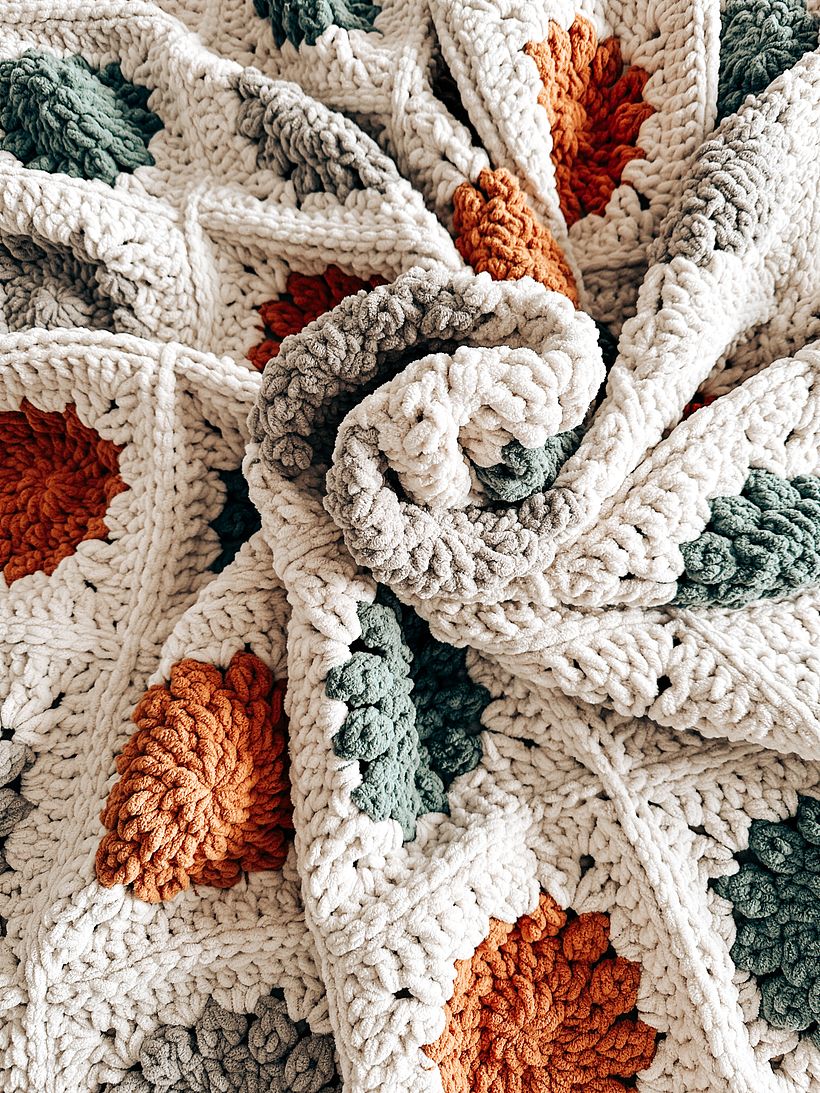 Winter Blossom Blanket 1